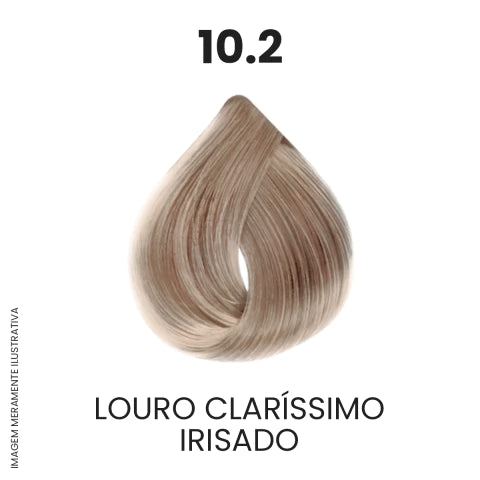 Coloração Profissional 60g Pro Color - 10.2 Louro Claríssimo Irisado
