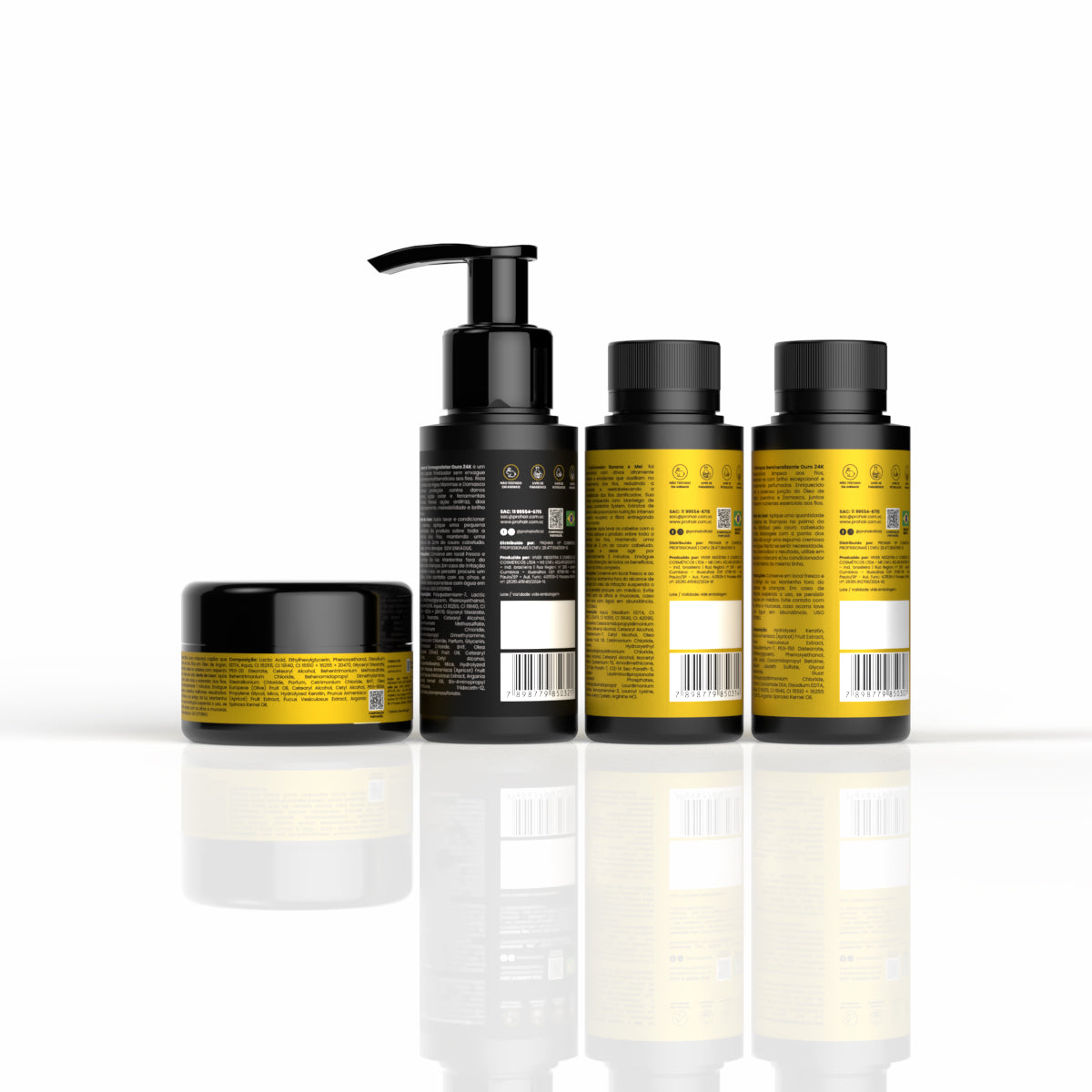 Kit Travel de Hidratação Ouro 24K 90mL - Prohair