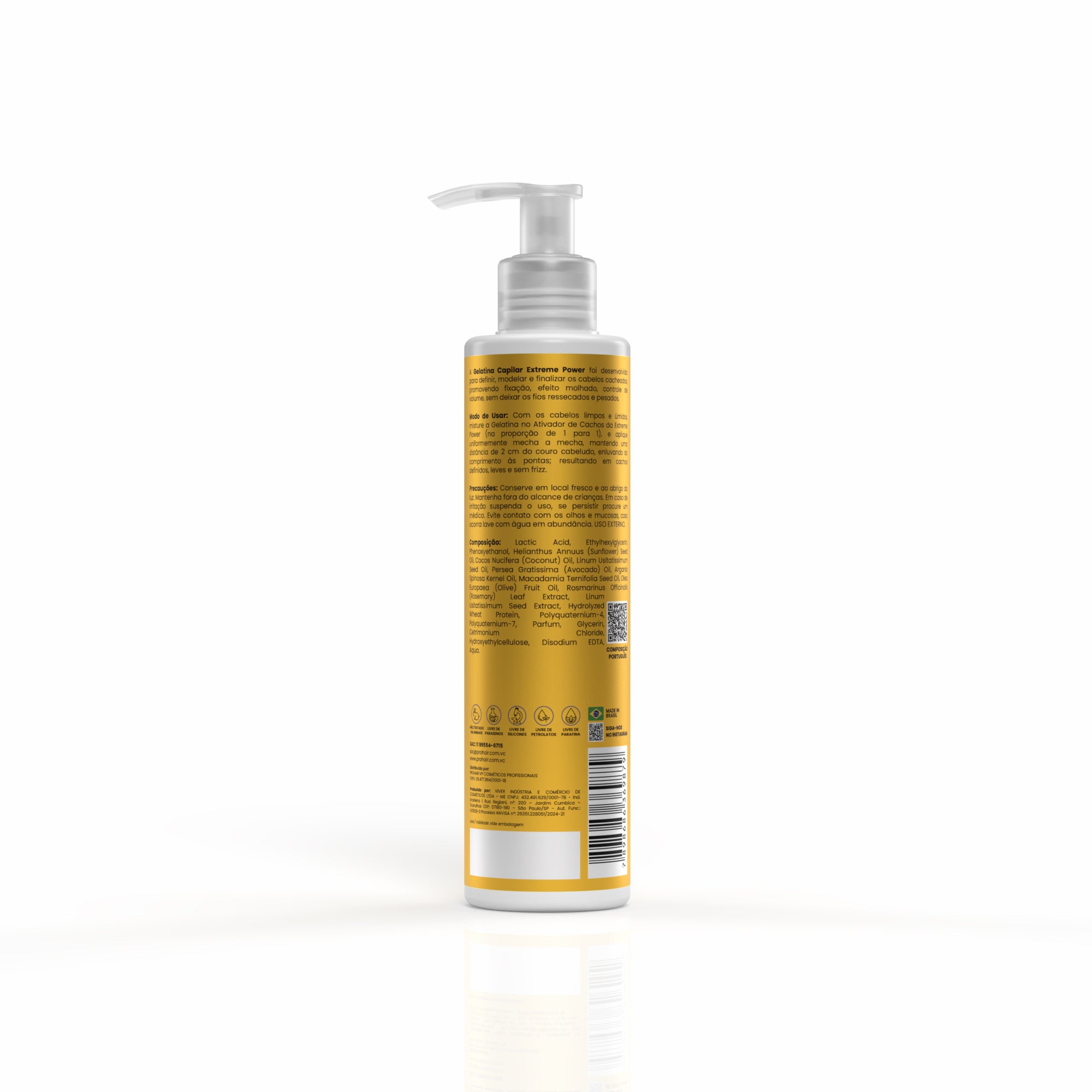 Gelatina Para Cachos Extreme Power 300mL - Prohair