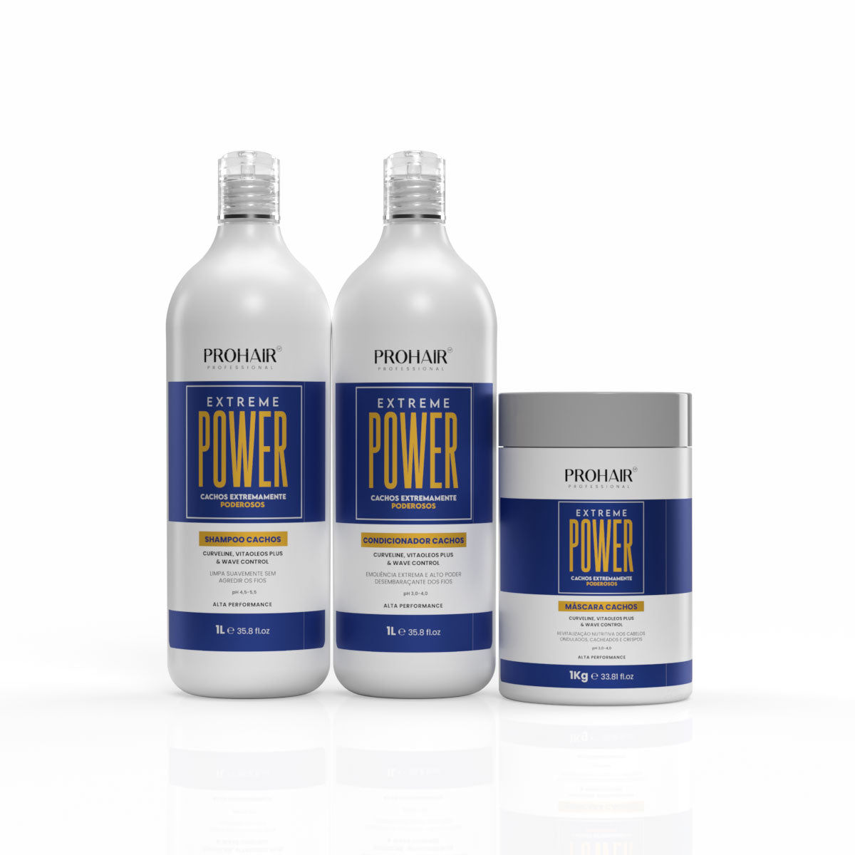 Kit Profissional Extreme Power 3 Itens - Prohair