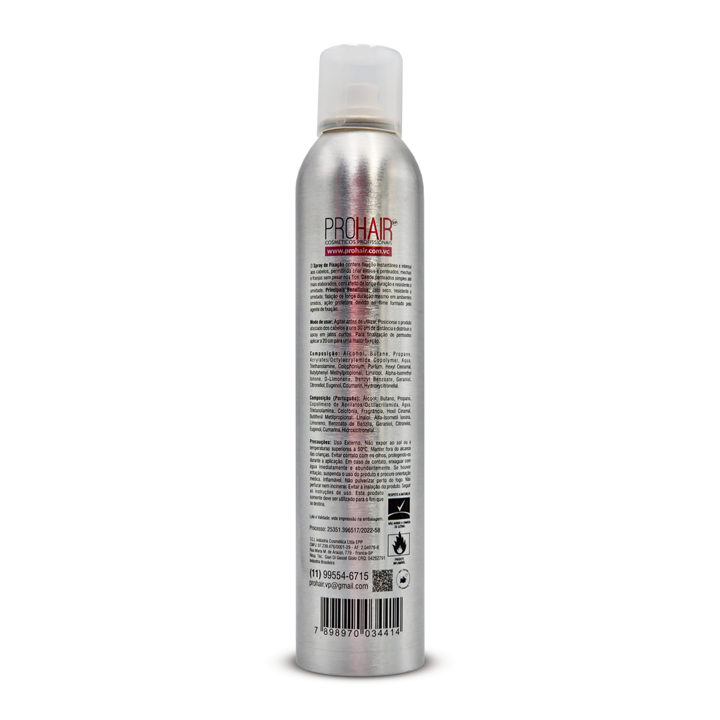 Aerosol Spray de Fixação 400mL - Prohair