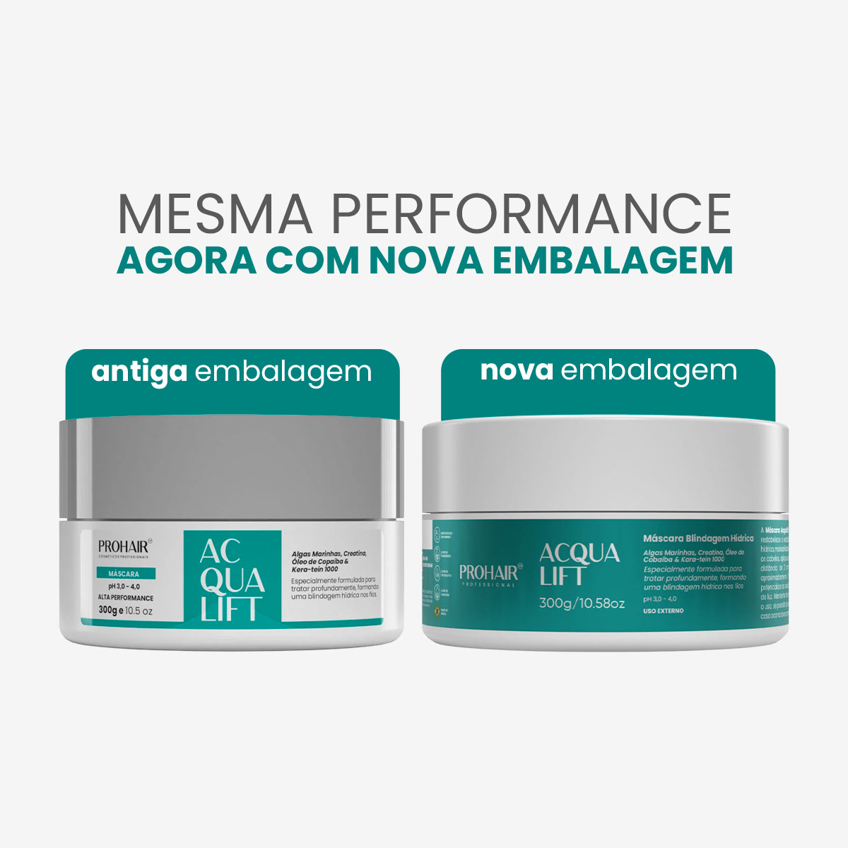 MÁSCARA HIDRO-HIDRATAÇÃO ACQUALIFT 300G