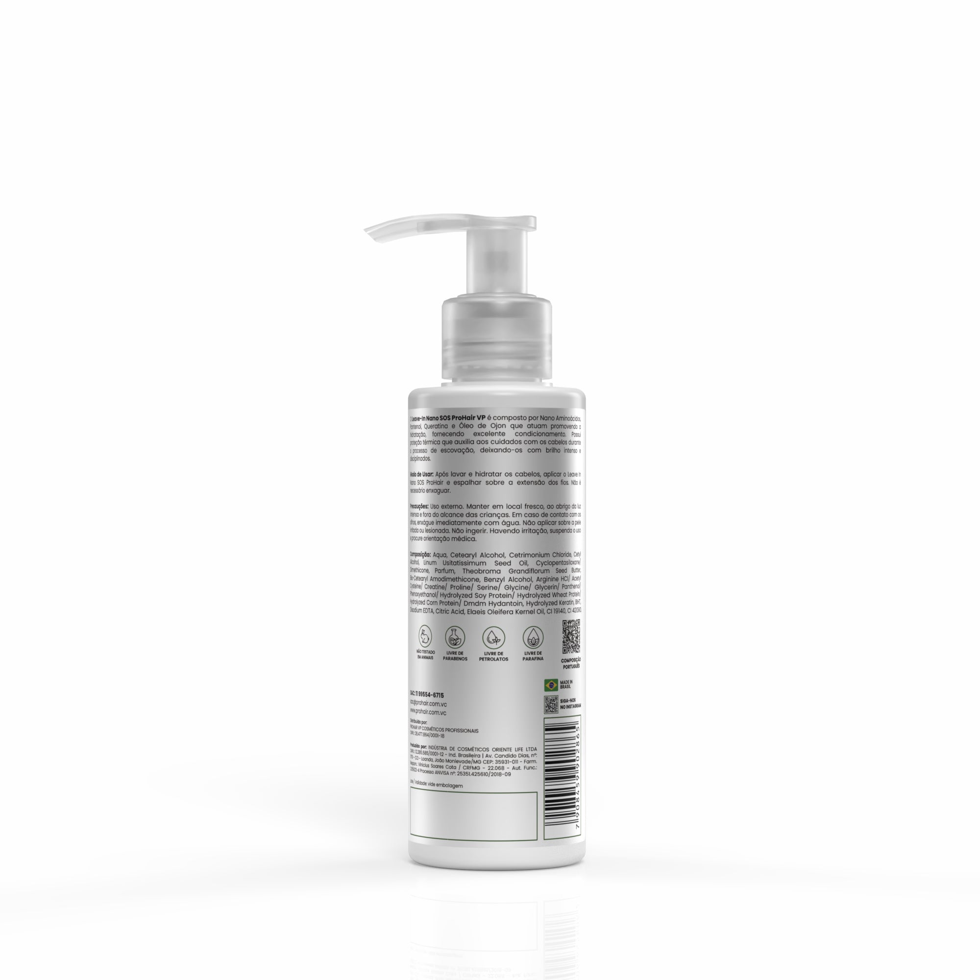 Leave In de Reconstrução Nano S.O.S 200mL - Prohair