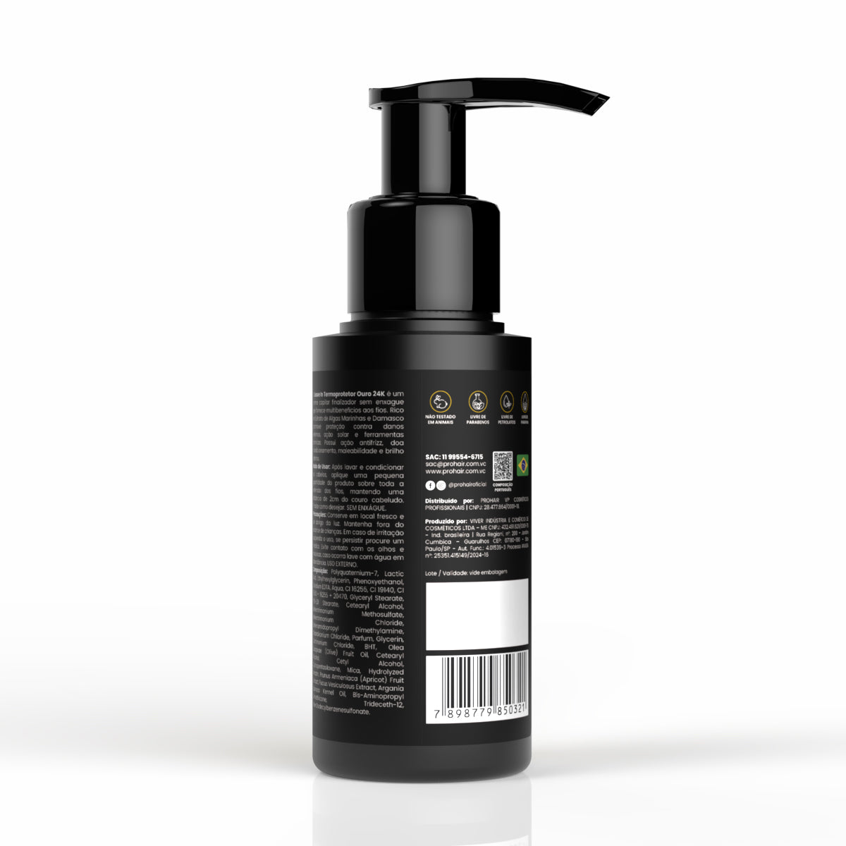 Leave In de Hidratação Ouro 24K 90ml - Prohair