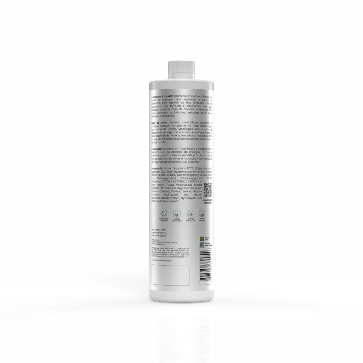 Shampoo de Hidroreconstrução Acqualift 1L - Prohair