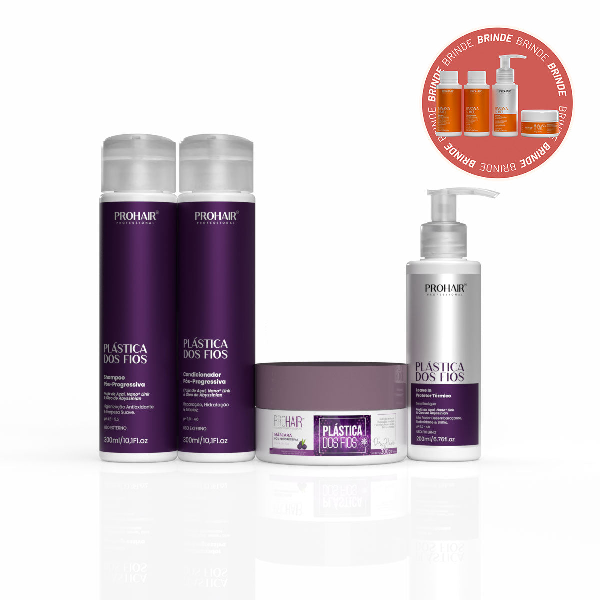 Kit Home Care Plástica dos Fios 4 Itens + Kit Pocket