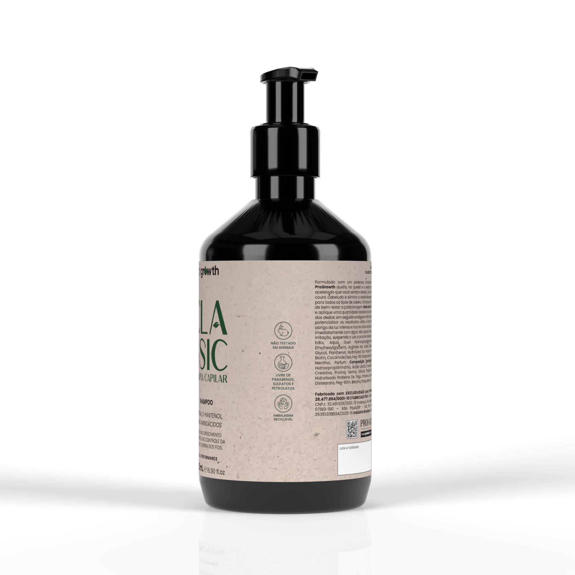 Shampoo para Crescimento Capilar ProGrowth Classic 500mL