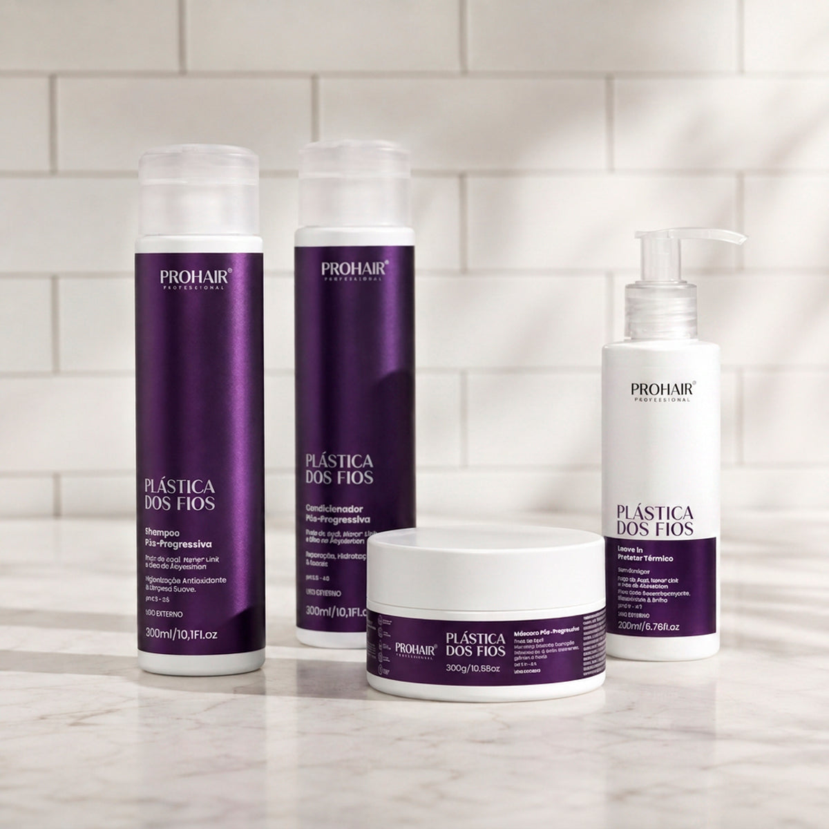 Kit Home Care Pós Progressiva Plástica dos Fios 4 Itens - Prohair