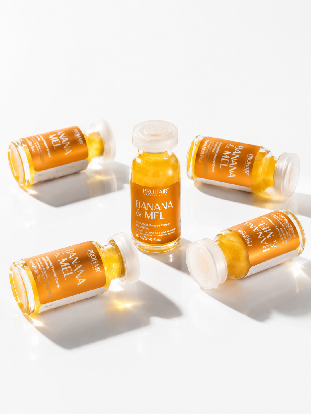 Ampola Capilar de Nutrição Intensa Banana e Mel 15mL - Prohair