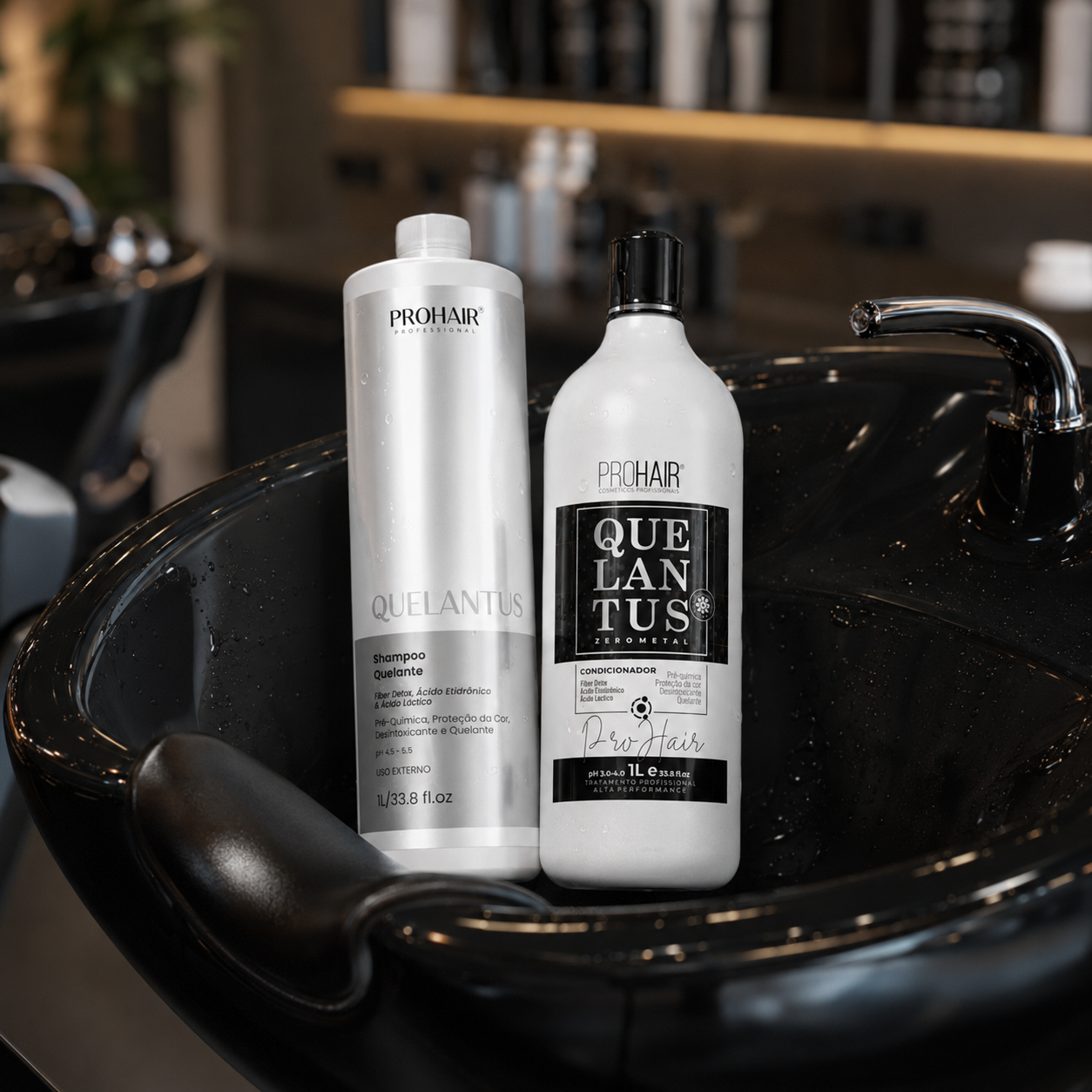 Kit Profissional Zero Metal Quelantus 2 Itens - Prohair