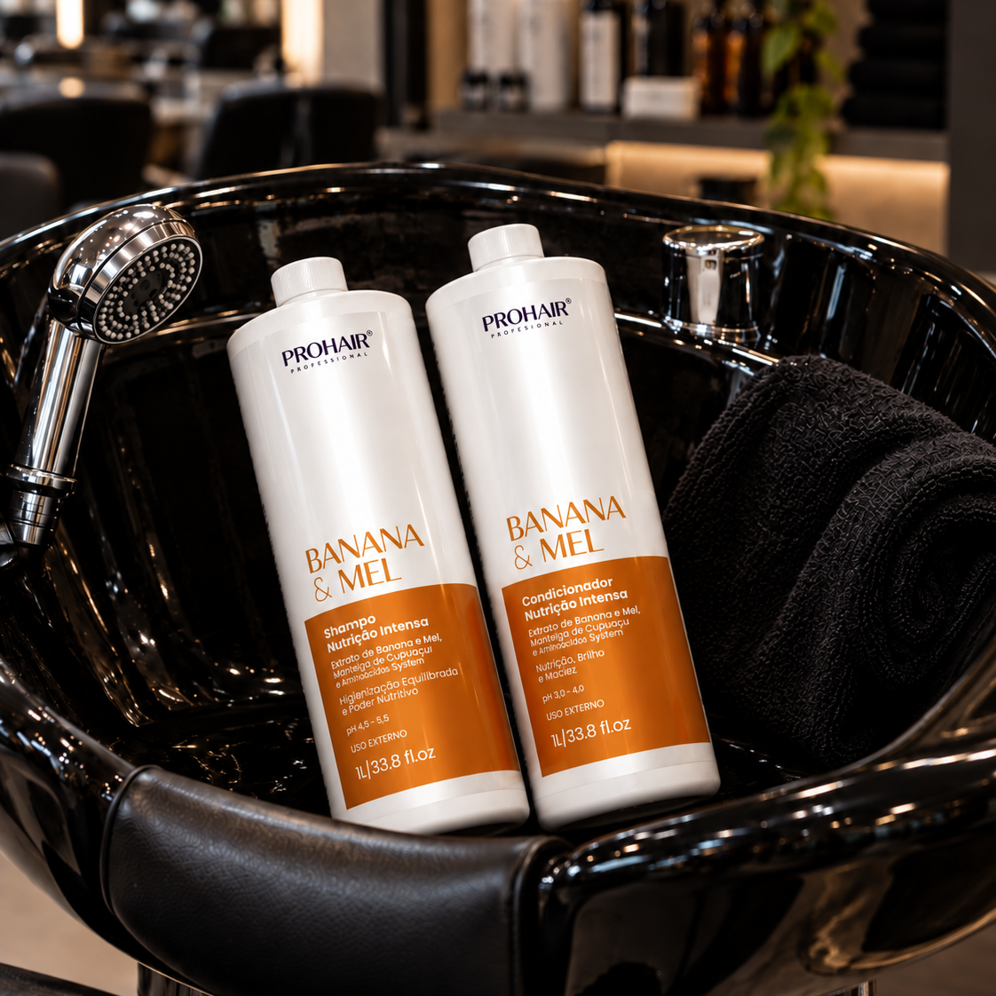 Kit Profissional de Nutrição Intensa Banana E Mel 2 itens - Prohair