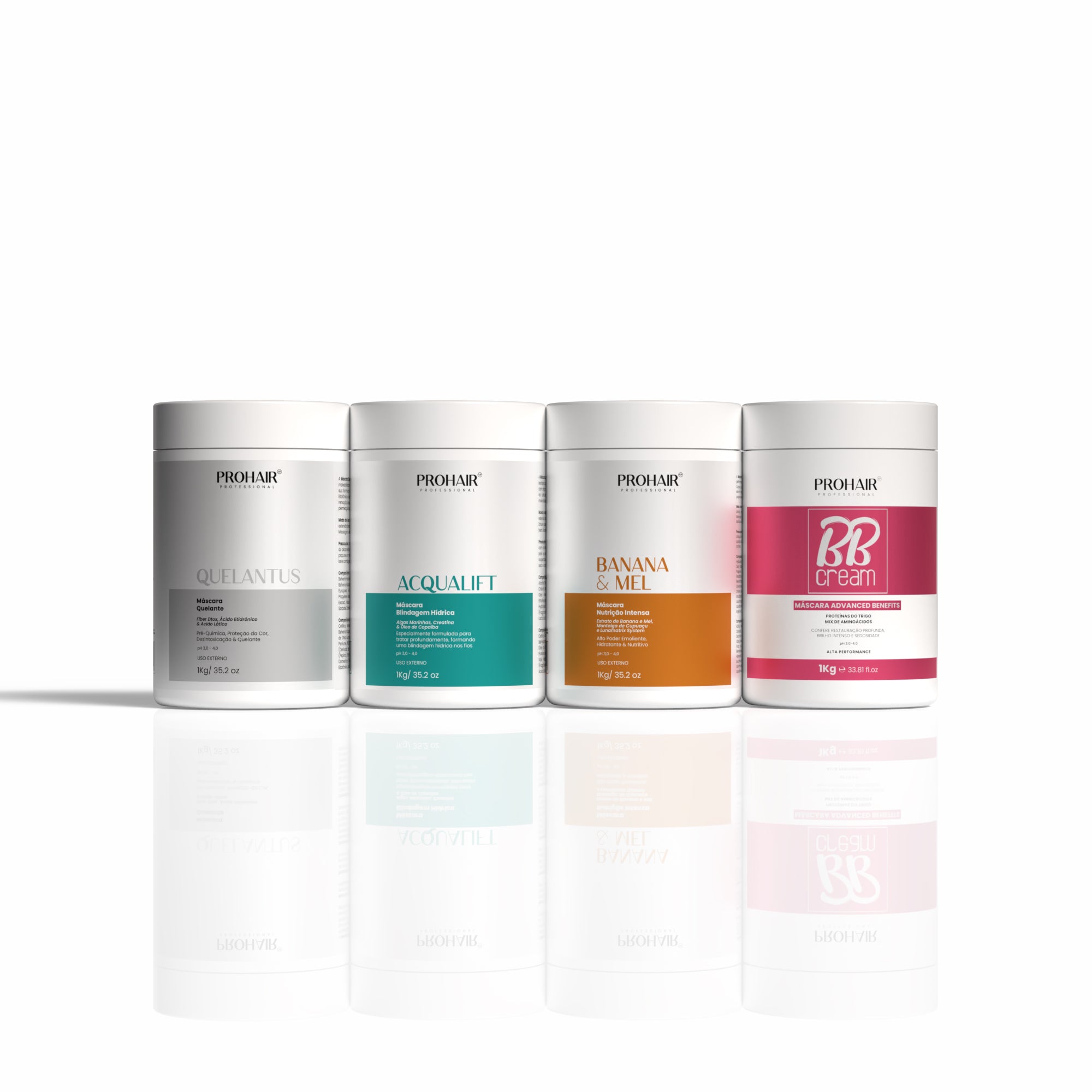 Kit 4 Máscaras de Tratamento 1kg - Prohair