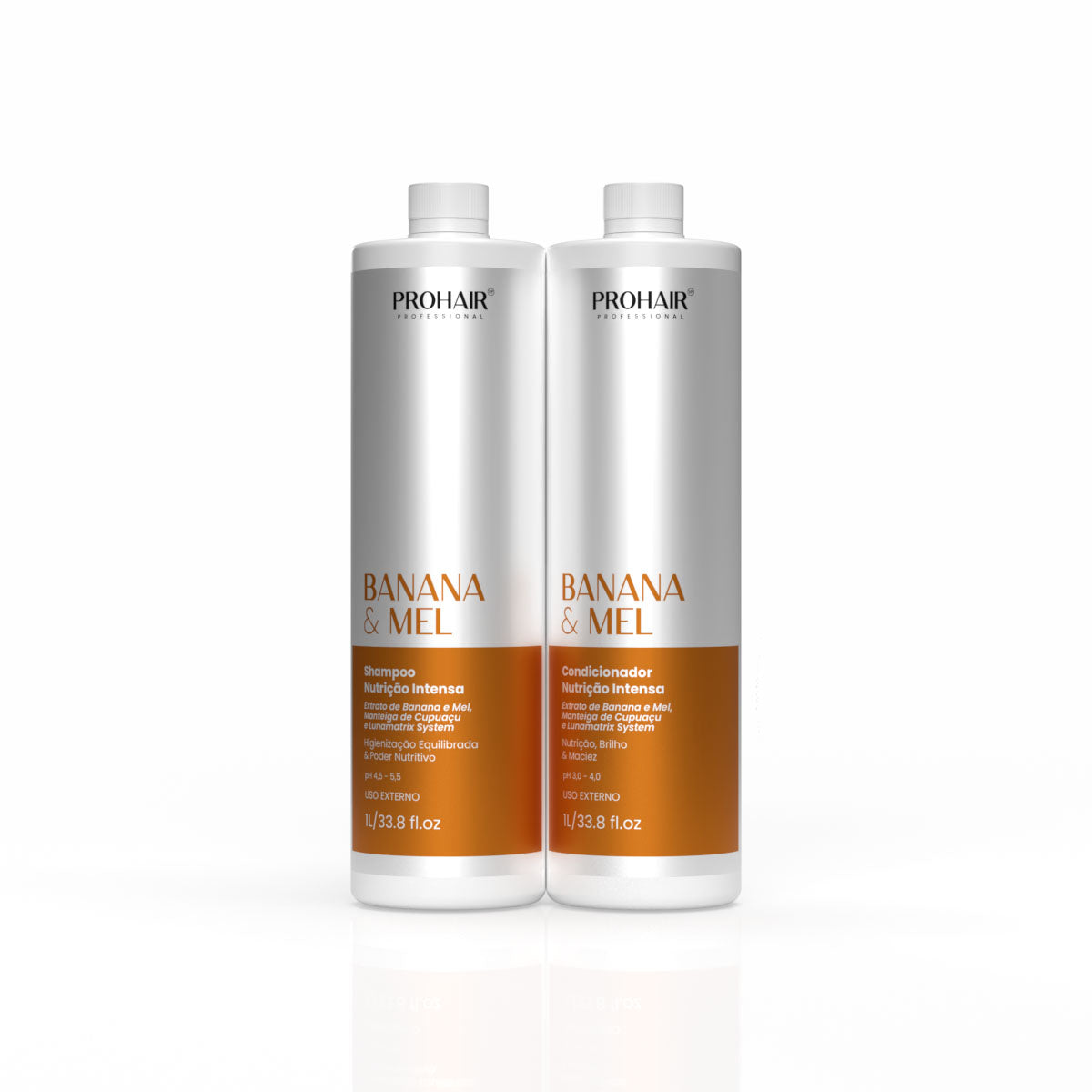 Kit Profissional de Nutrição Intensa Banana E Mel 2 itens - Prohair