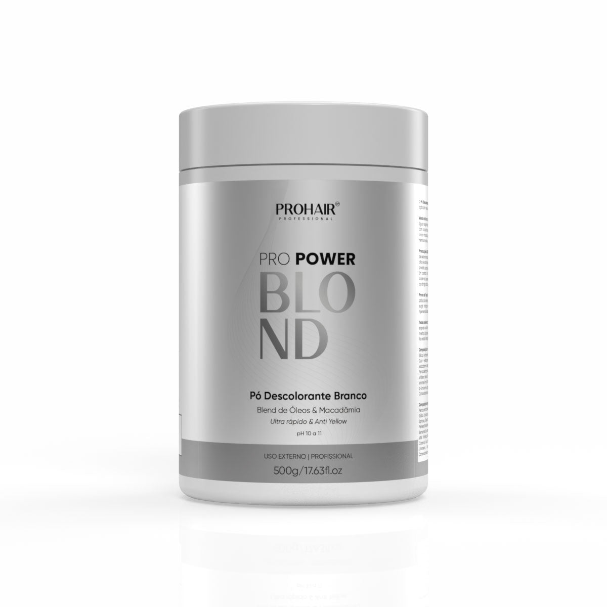 Pó Descolorante Branco 500g - Prohair
