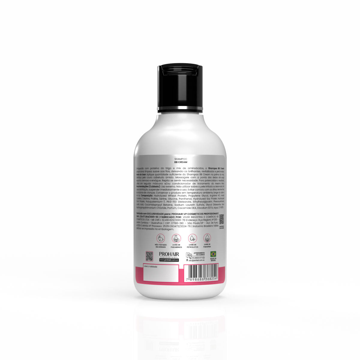 Shampoo de Reconstrução Profunda BB Cream 300mL - Prohair