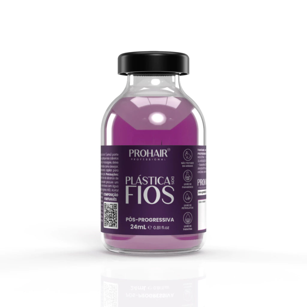 Ampola Pós Progressiva Plástica dos Fios 24mL - Prohair