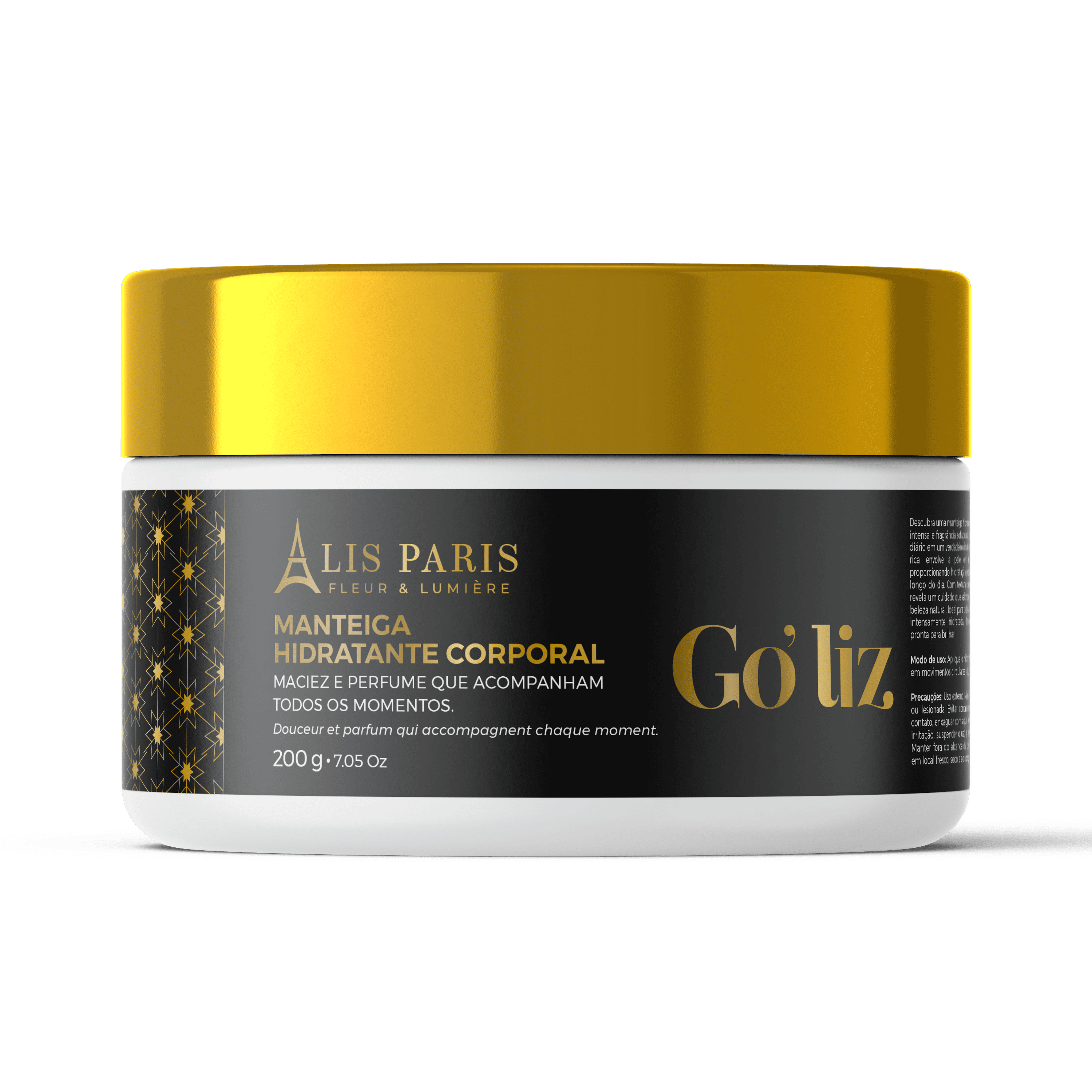 Manteiga Corporal Hidratante Go'Liz 200g