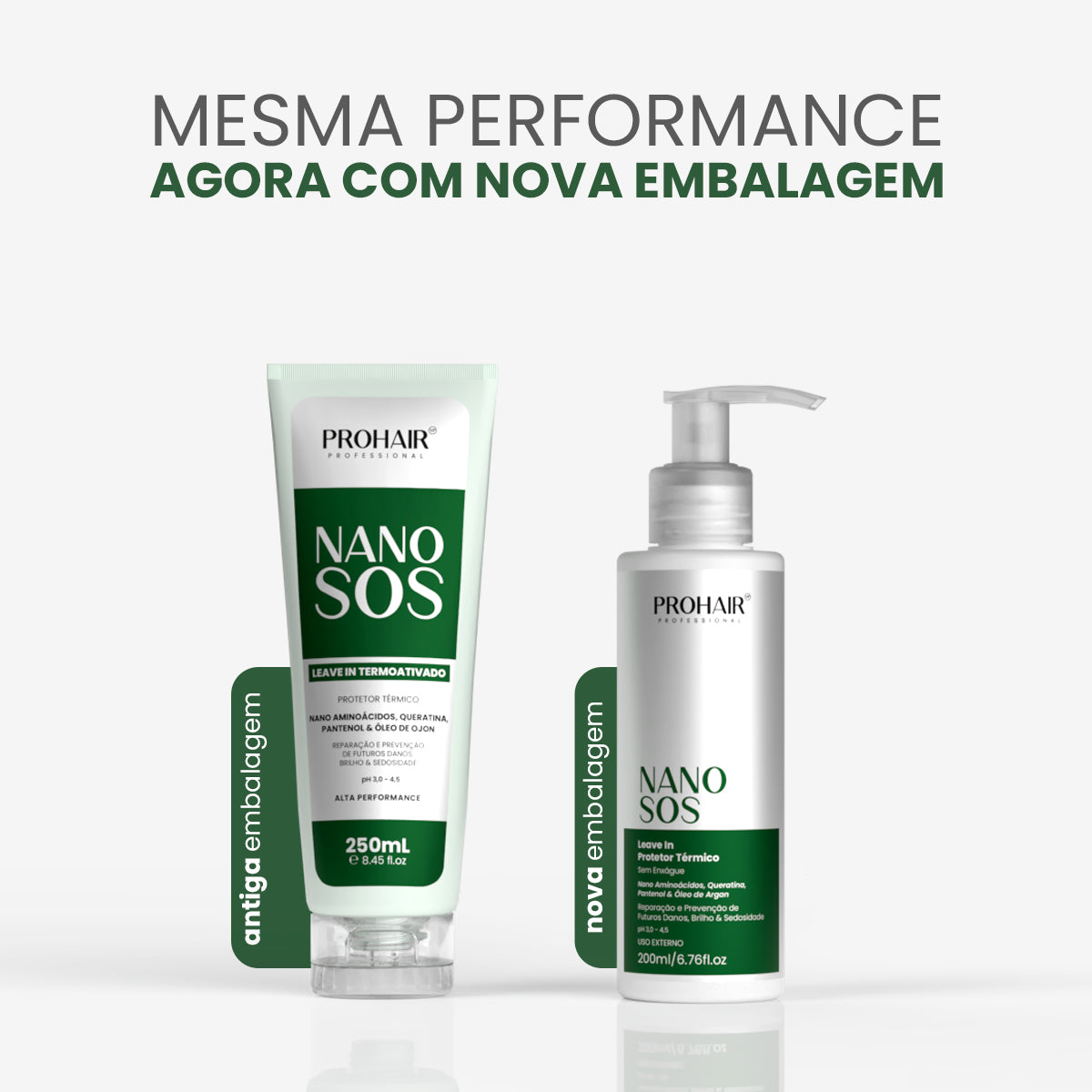 Leave In de Reconstrução Nano S.O.S 200mL - Prohair