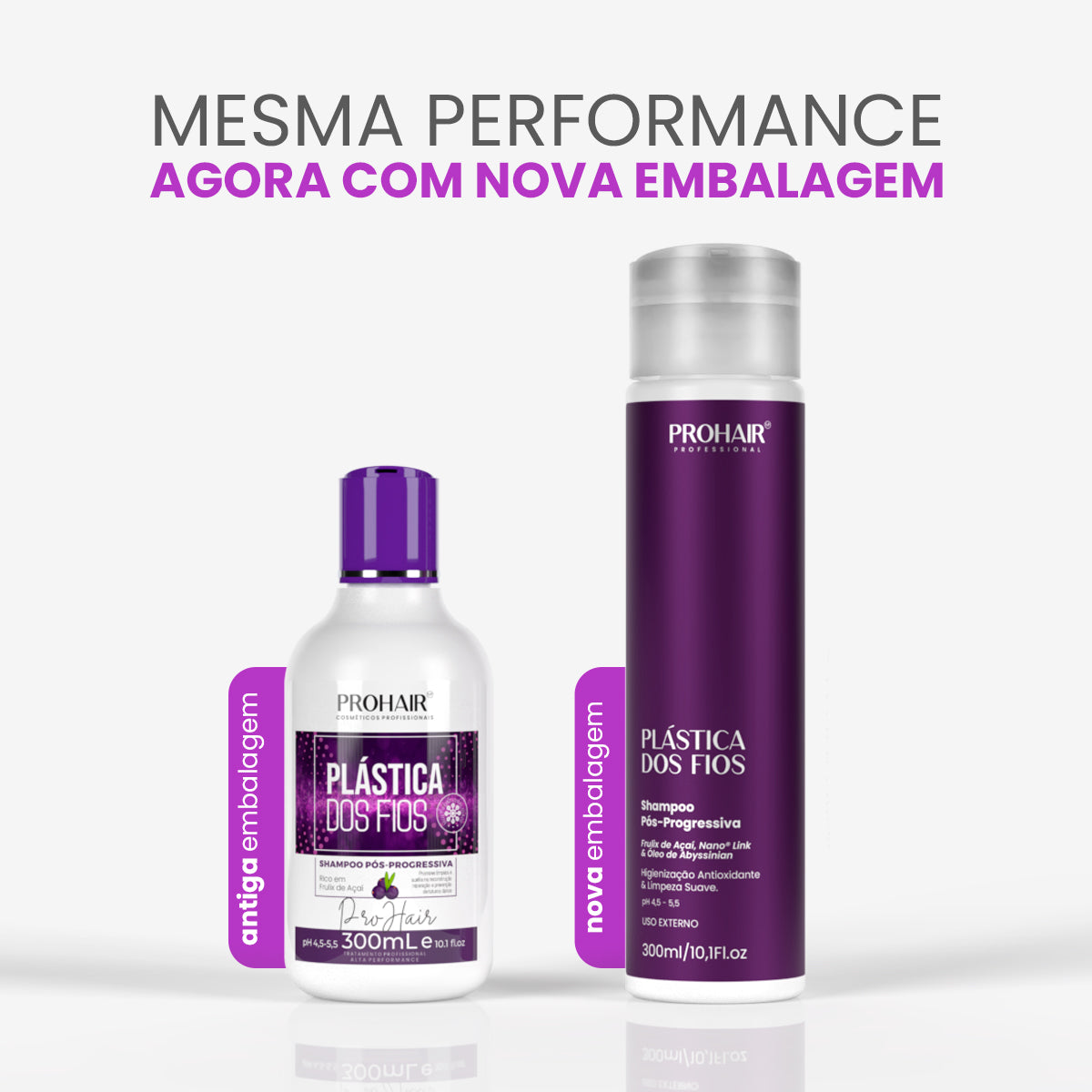 Shampoo Pós Progressiva Plástica dos Fios 300mL - Prohair