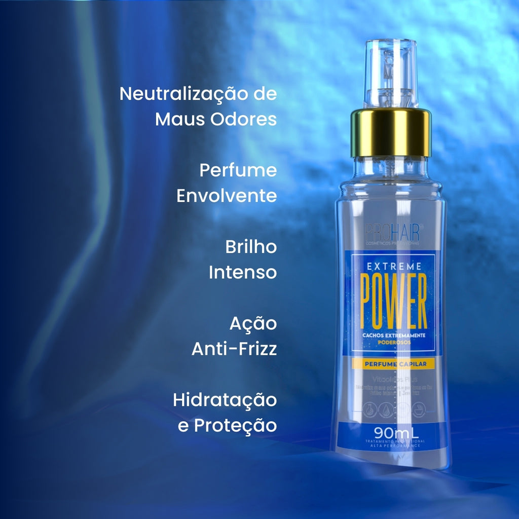 Perfume Capilar Para Cachos Extreme Power 90mL - Prohair