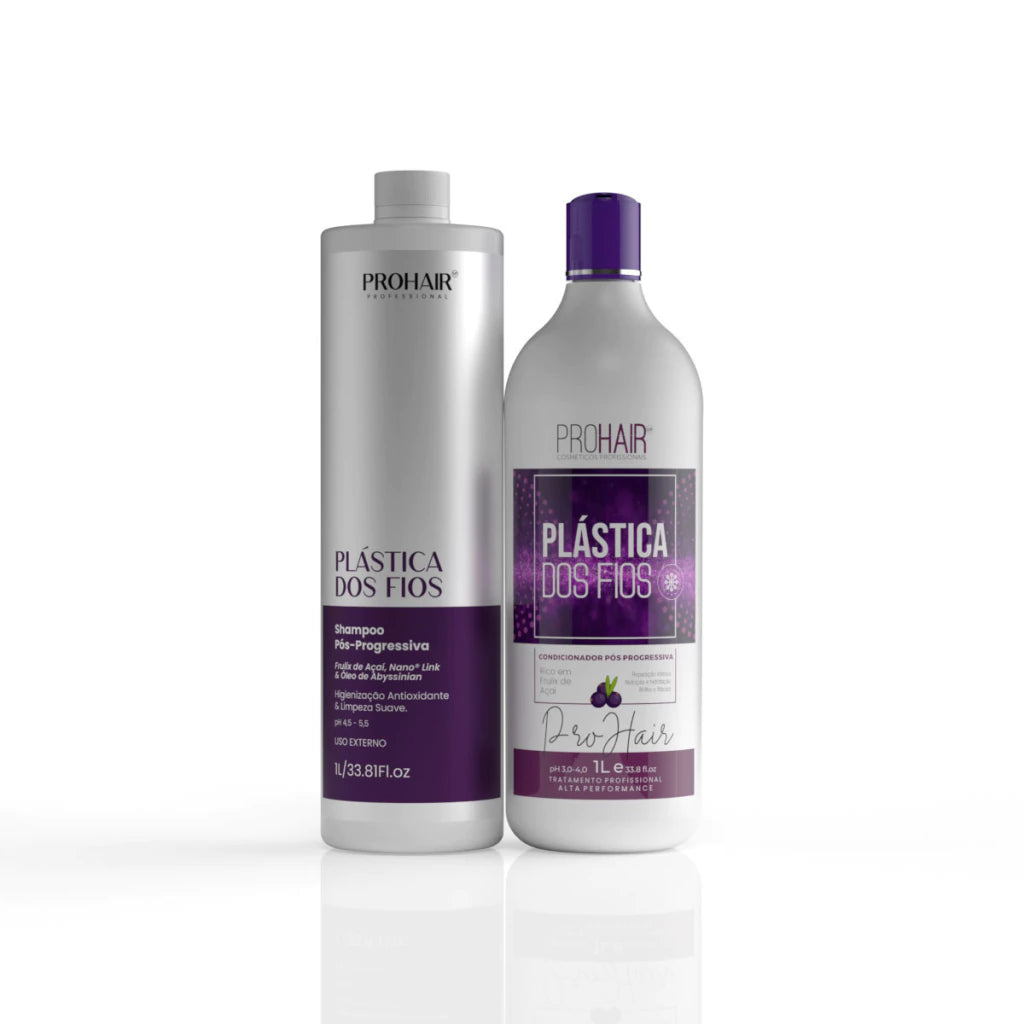 Kit Profissional Pós Progressiva Plástica Dos Fios 2 Itens - Prohair