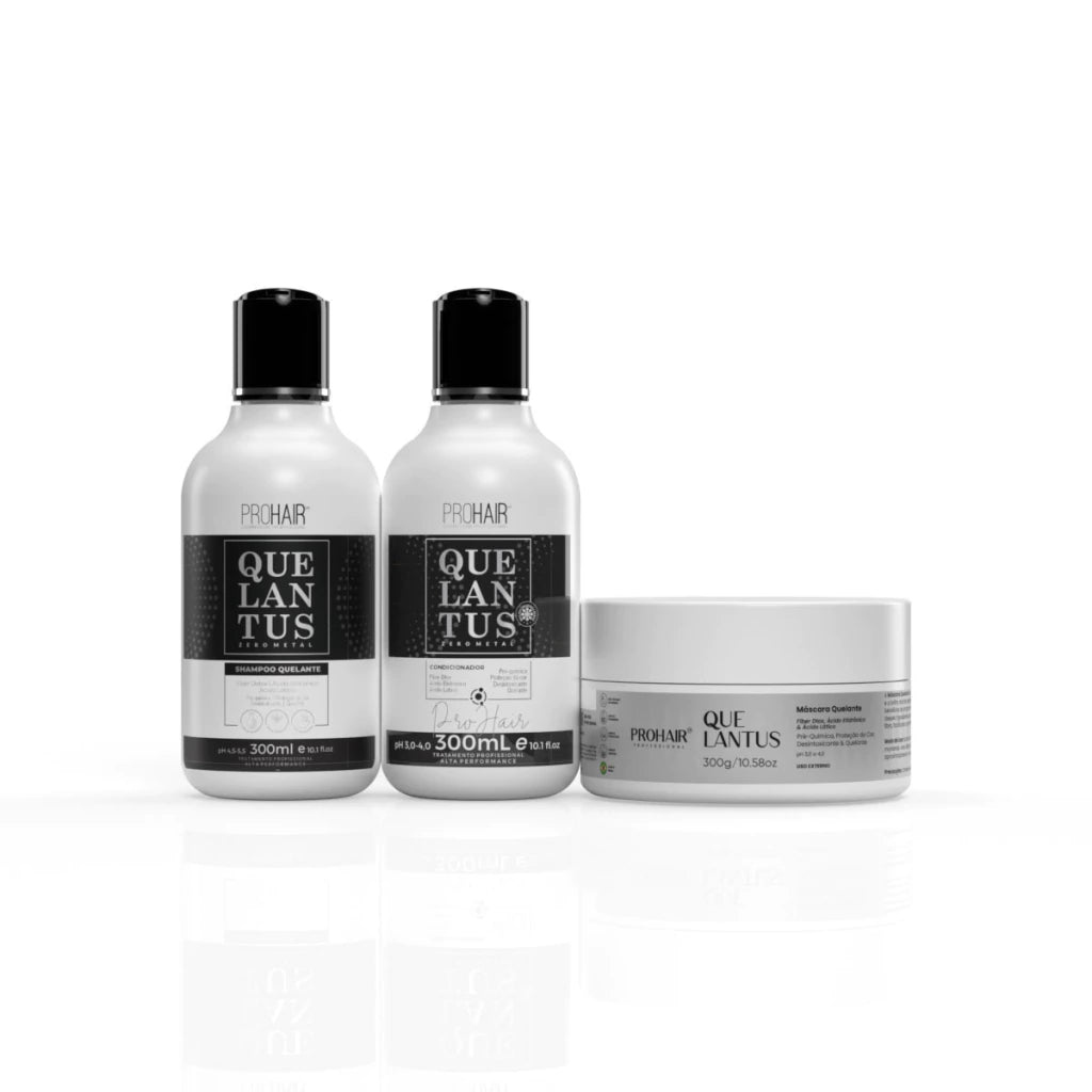 Kit Home Care Zero Metal Quelantus 3 Itens - Prohair