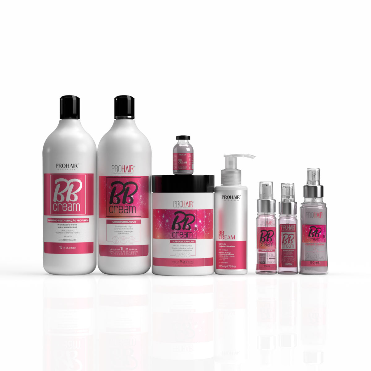 Kit Profissional BB Cream Completo - Prohair