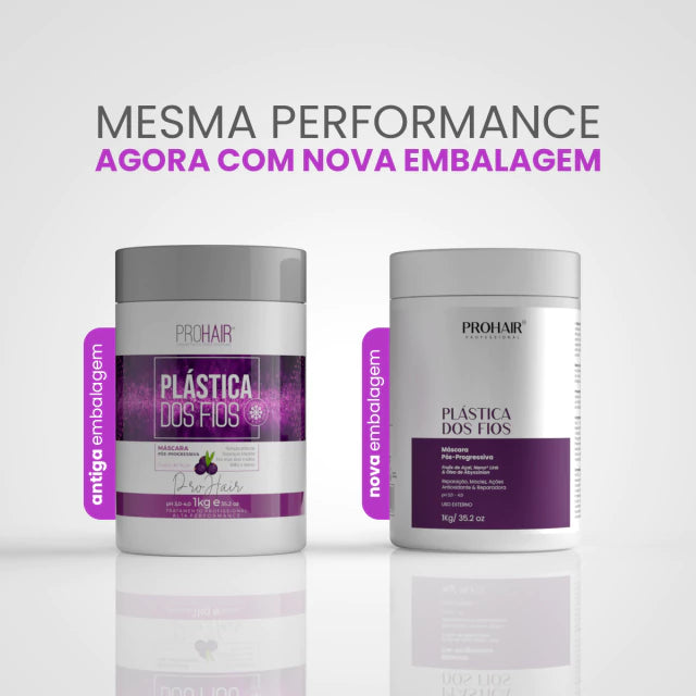 Máscara Pós Progressiva Plástica dos Fios 1kg - Prohair