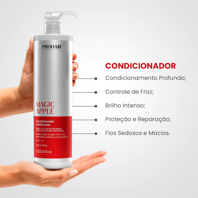 Condicionador Acidificante Magic Apple 1L - Prohair