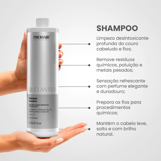 Shampoo Zero Metal Quelantus 1L - Prohair