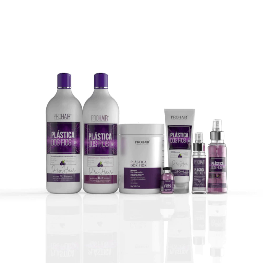 Kit Profissional Pós Progressiva Plástica Dos Fios Completo - Prohair