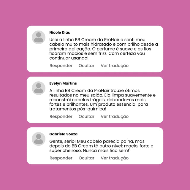 Kit Home Care BB Cream 3 Itens - Prohair