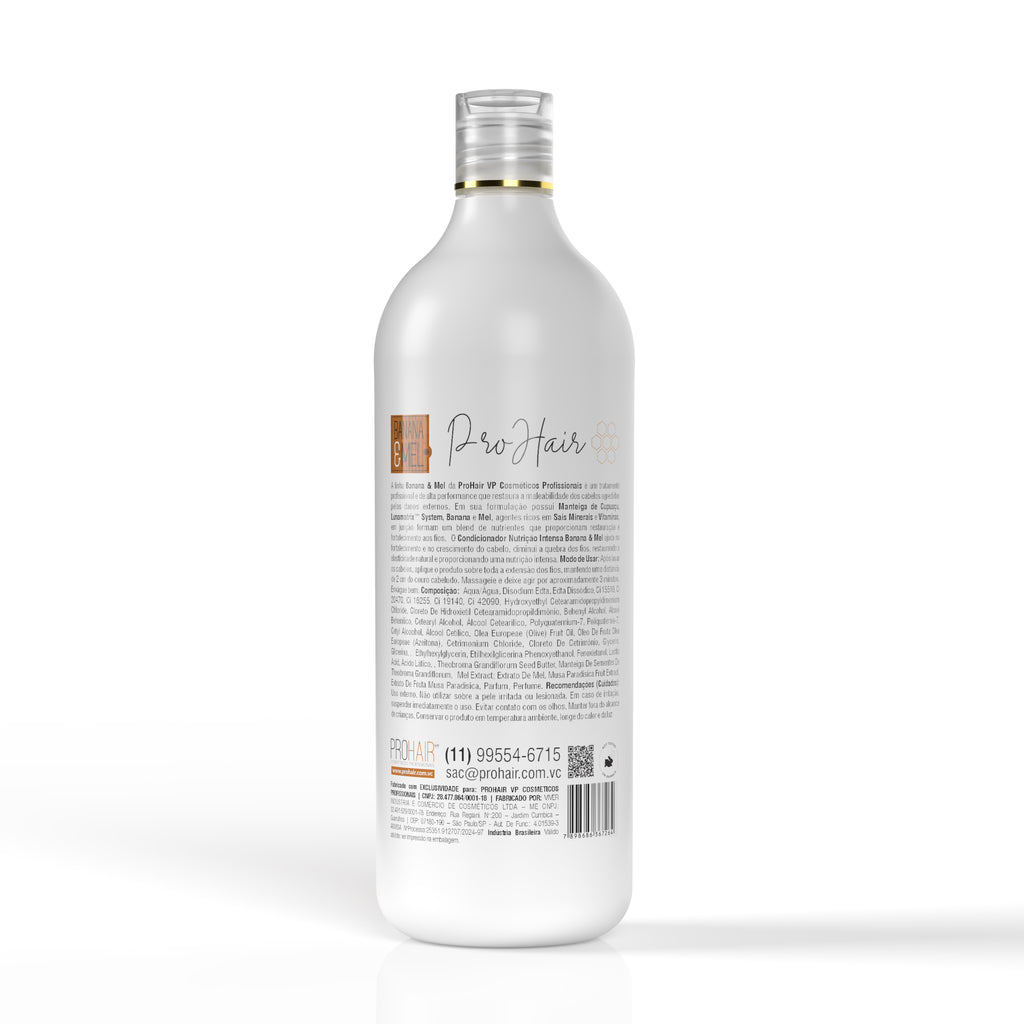 Condicionador de Nutrição Intensa Banana e Mel 1L - Prohair