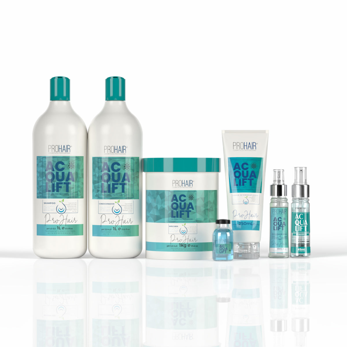 Kit Profissional de Hidroreconstrução Acqualift Completo  - Prohair