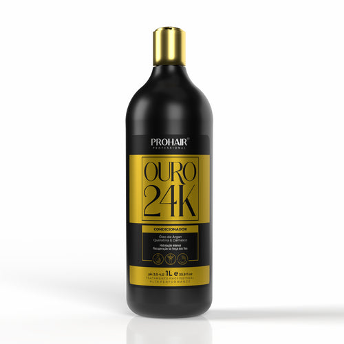 Condicionador de Hidratação Ouro 24k 1L - Prohair