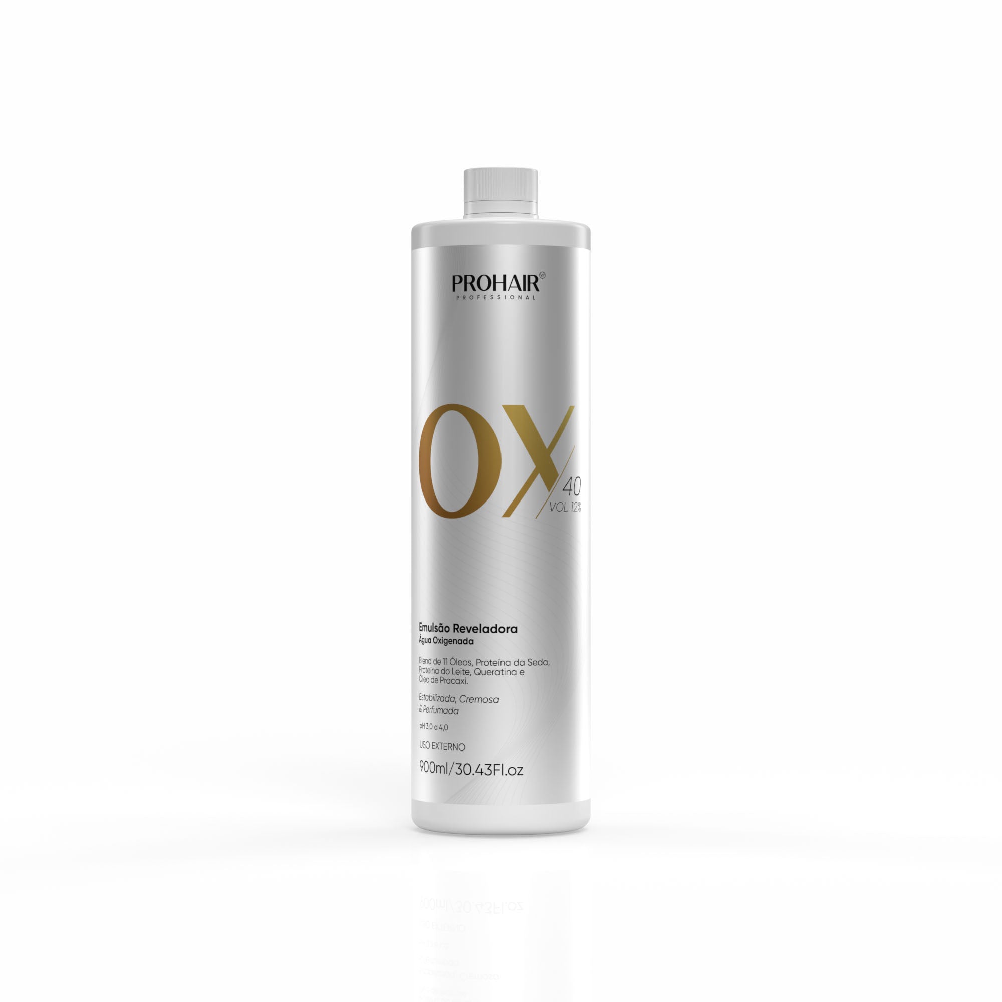 Água Oxigenada OX 40 Volumes 900mL - Prohair