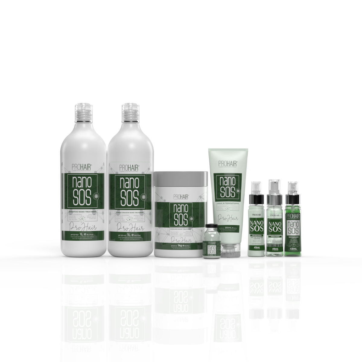 Kit Profissional de Reconstrução Nano S.O.S Completo - Prohair