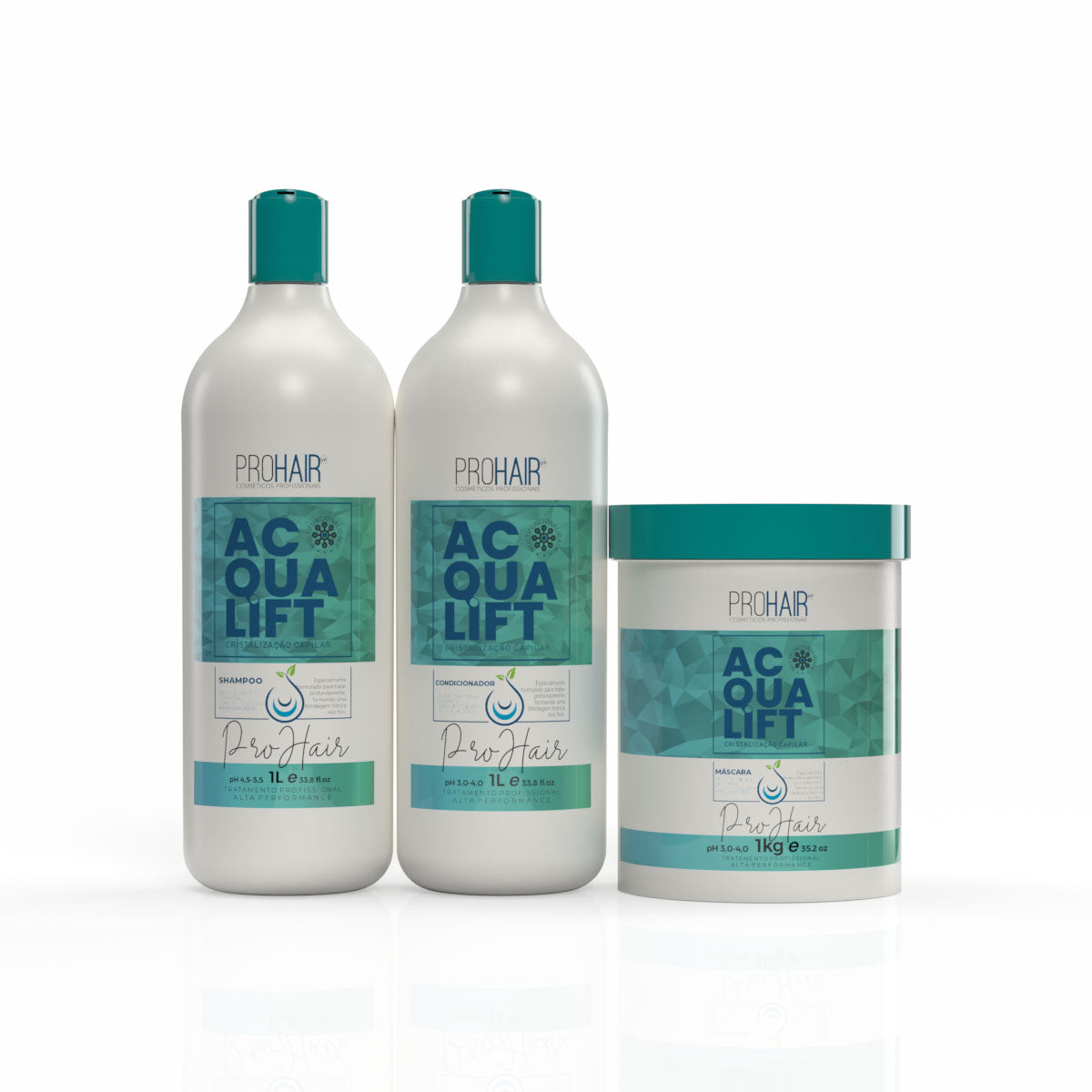 Kit Profissional de Hidroreconstrução Acqualift 3 Itens - Prohair