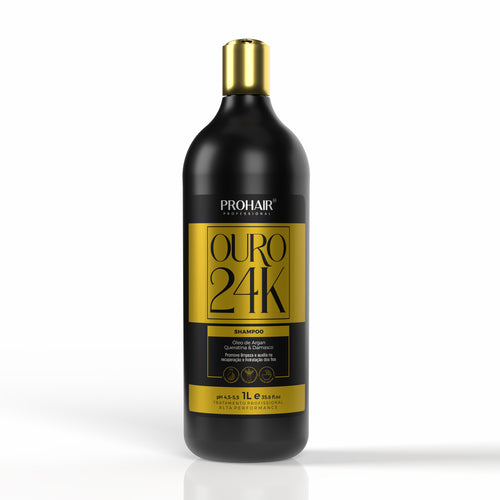 Shampoo de Hidratação Ouro 24k 1L - Prohair