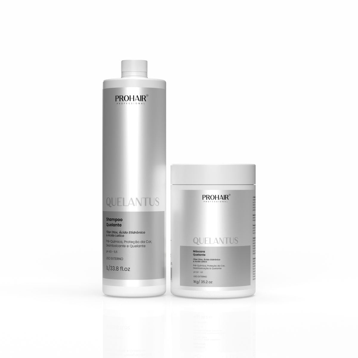 Kit Shampoo e Máscara Quelantus 1KG