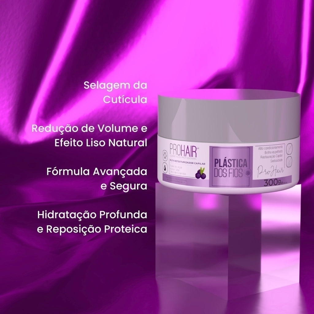 PLTX ANTI-FRIZZ PÓS-PROGRESSIVA PLÁSTICA DOS FIOS 300G