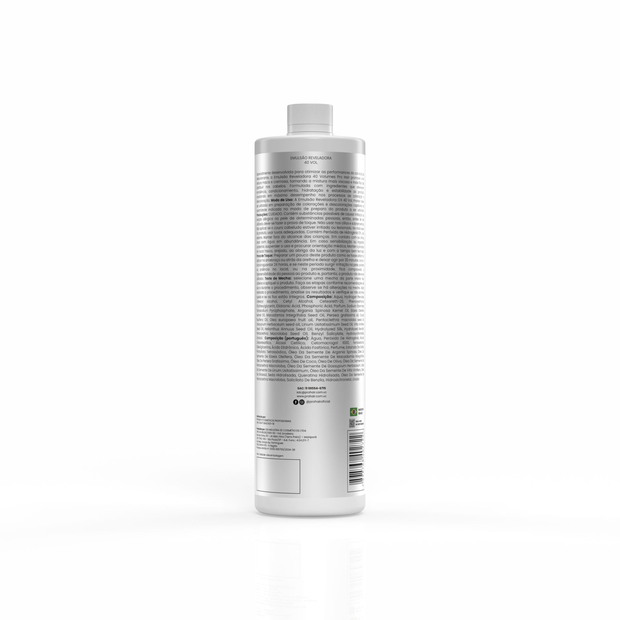 Água Oxigenada OX 40 Volumes 900mL - Prohair