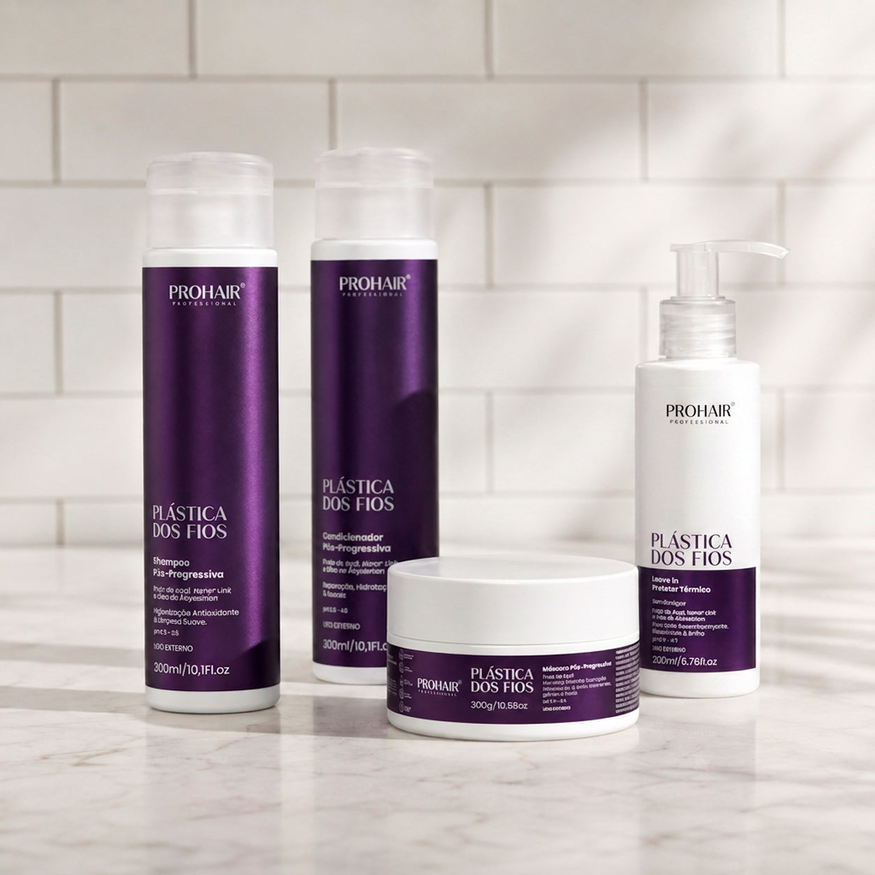 Kit Home Care Pós Progressiva Plástica dos Fios 4 Itens - Prohair