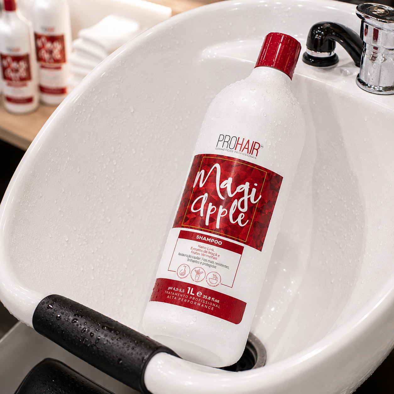 Shampoo Acidificante Magic Apple 1L - Prohair