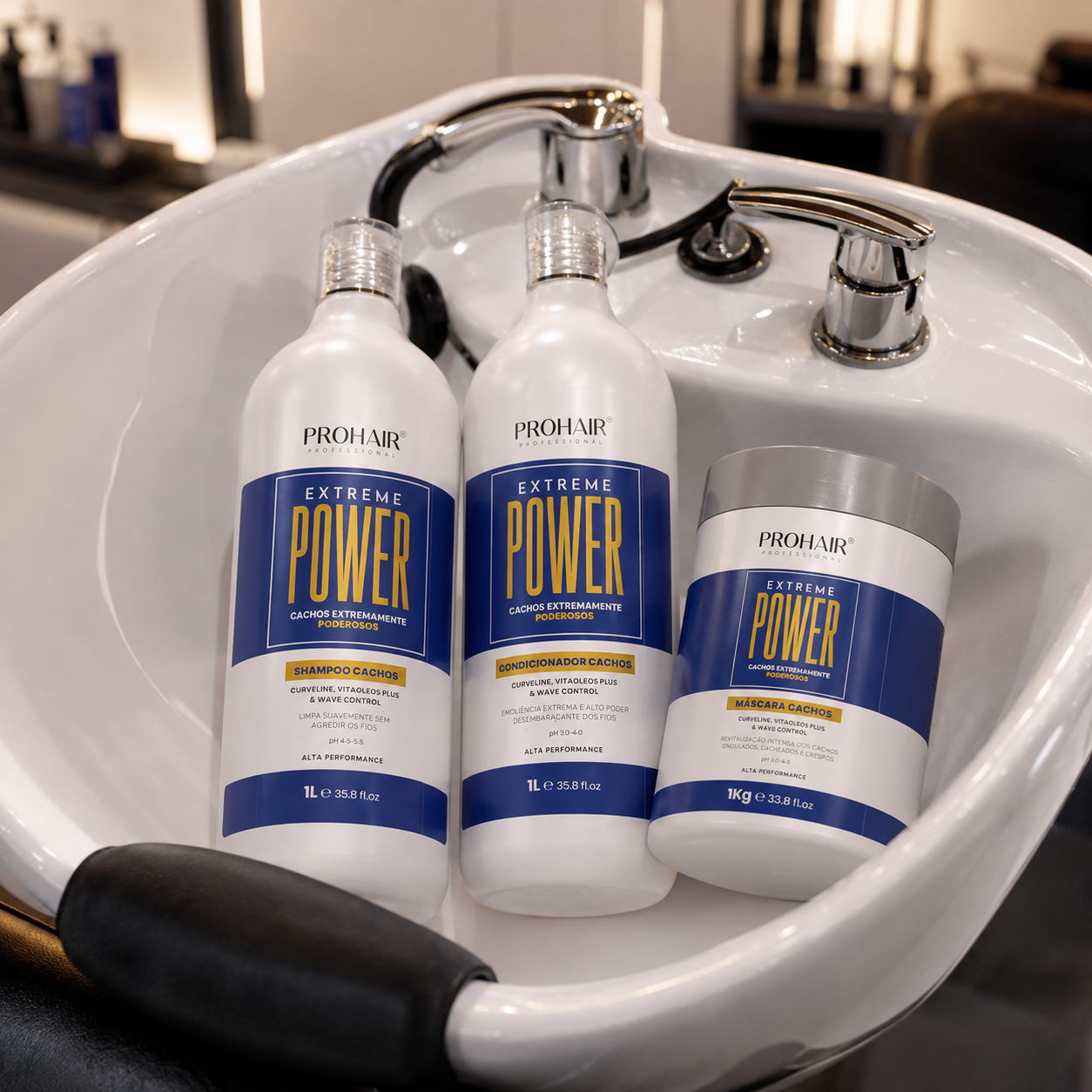 Kit Profissional Extreme Power 3 Itens - Prohair