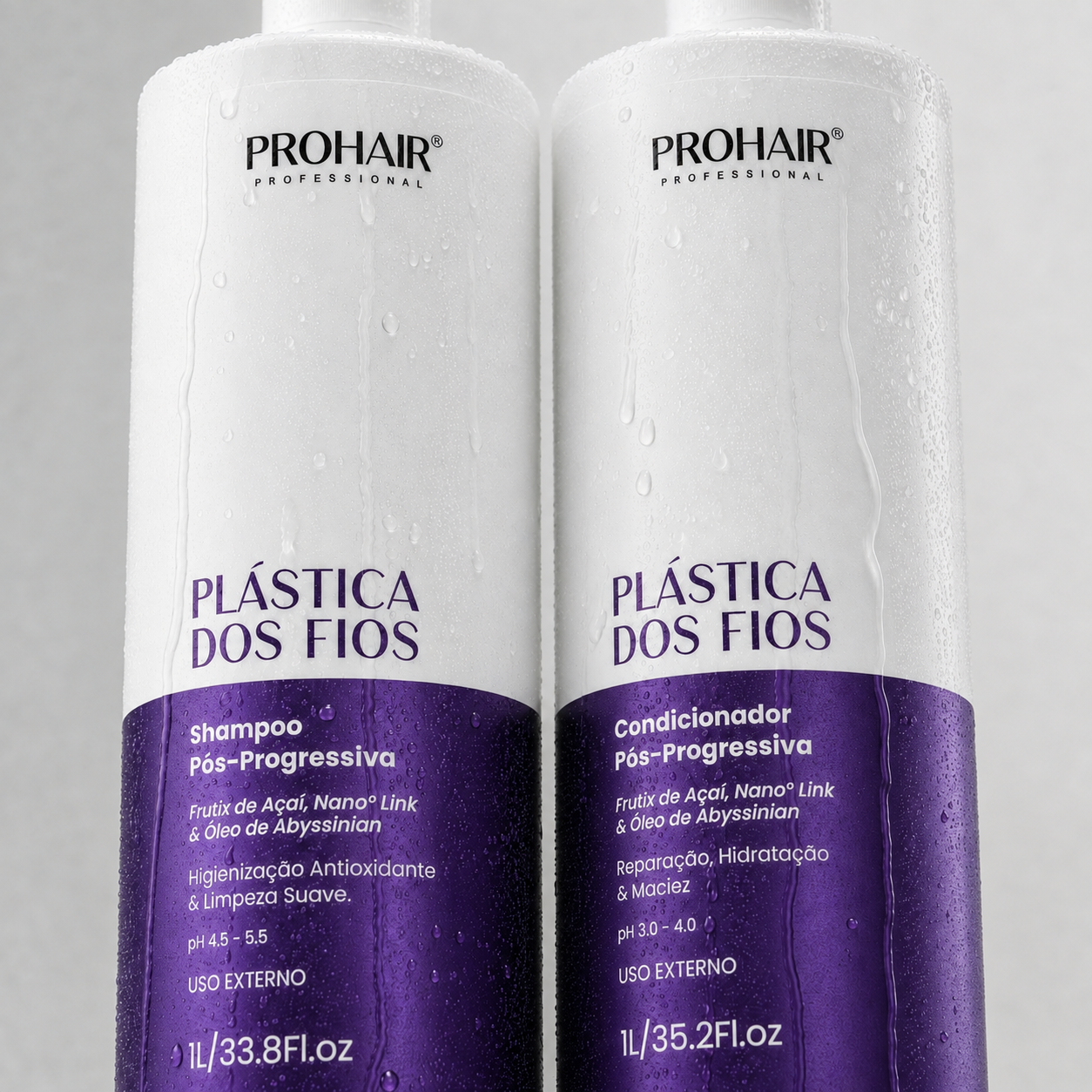 Kit Profissional Pós Progressiva Plástica Dos Fios 2 Itens - Prohair