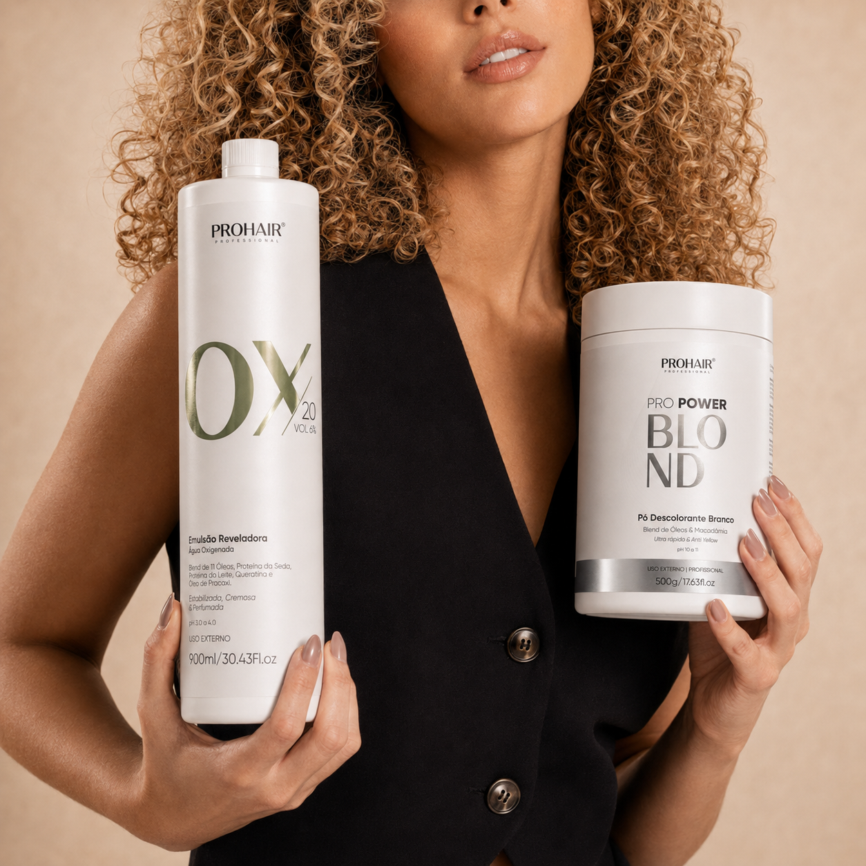 Água Oxigenada OX 20 Volumes 900mL - Prohair