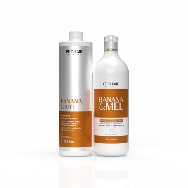 Kit Profissional de Nutrição Intensa Banana E Mel 2 itens - Prohair