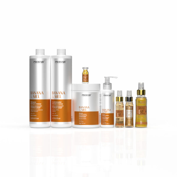Kit Profissional de Nutrição Intensa Banana e Mel Completo - Prohair