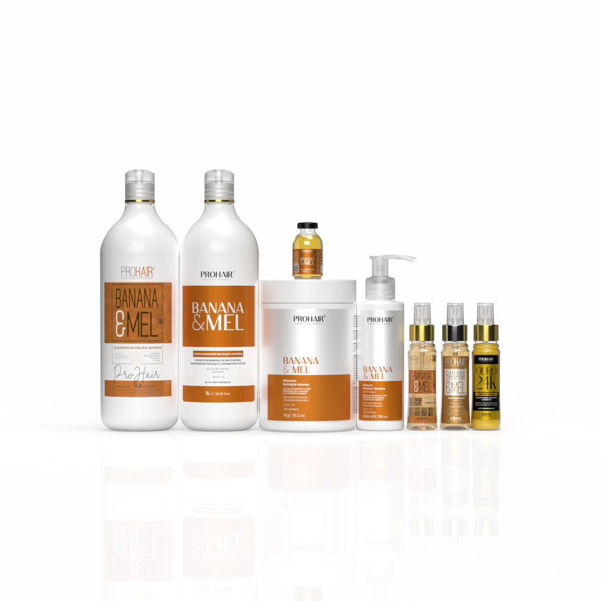 Kit Profissional de Nutrição Intensa Banana e Mel Completo - Prohair